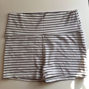 Striped spandex